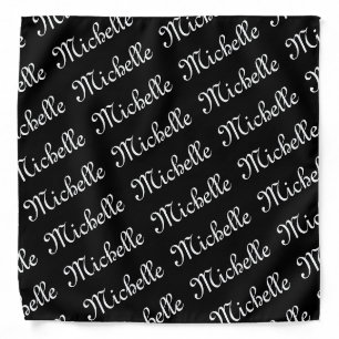 Modern Script Trendy Create Your Own Name Bandana
