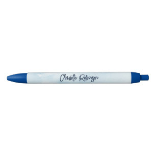 Modern Script Watercolor Elegant Personalized Pen