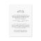 Modern Script Wedding Details Enclosure Card
