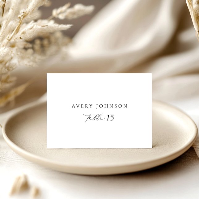 Modern Script Wedding Escort Cards (Creator Uploaded)