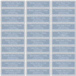 Modern Script Wedding Guest Names Address Sticker<br><div class="desc">Composed of simple serif and modern cursive script typography. These elements are simple,  elegant,  and modern. This has 30 stickers. 
 
 This is designed by White Paper Birch Co. exclusive for Zazzle.
 
 Available here:
 http://www.zazzle.com/store/whitepaperbirch</div>