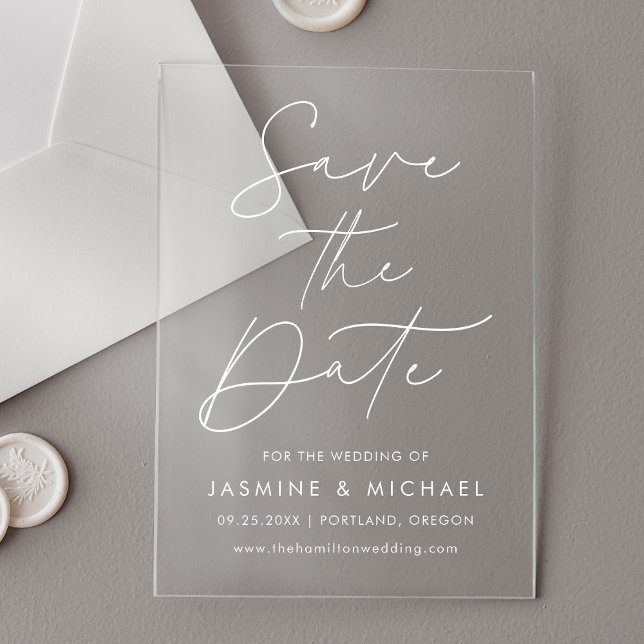 Modern Script Wedding Save the Date (Creator Uploaded)