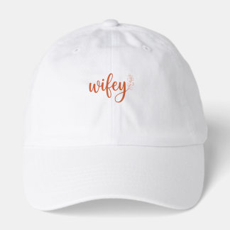 Modern Script Wifey Women's Hat