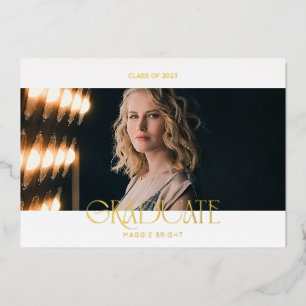 Modern scripted 2023 graduate announcement  