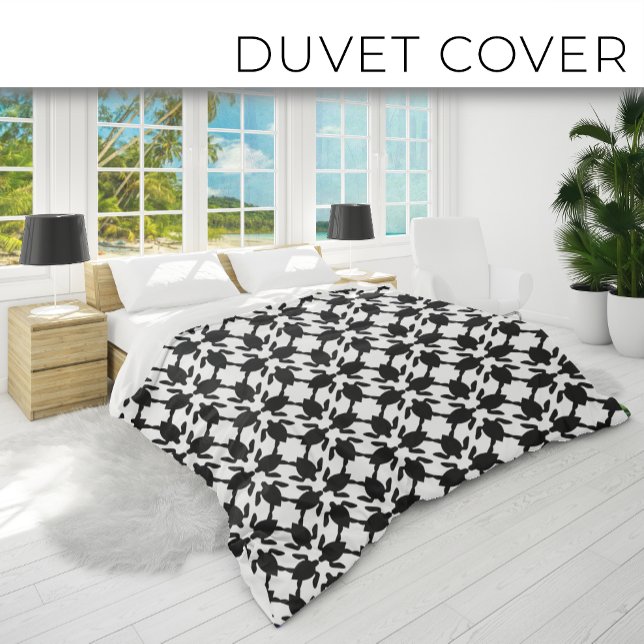Modern Sea turtle pattern Duvet Cover (Creator Uploaded)