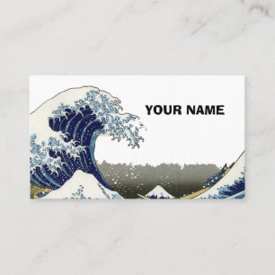modern sea wave Business Card