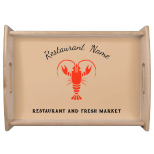 Modern seafood Restaurant & Market crayfish Serving Tray