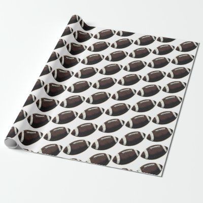 Modern Seamless Pattern American Football Wrapping Paper