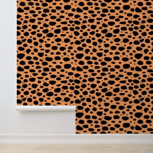 Modern Seamless Wild Safari Cat Animal Print Wallpaper