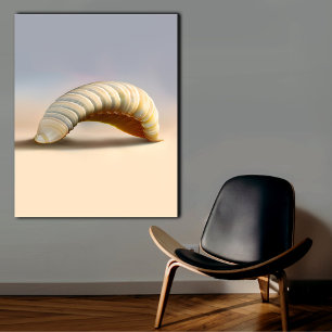Modern Seashell Art for Coastal Home