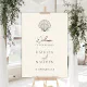 Modern Seashell Beach Ocean Wedding Welcome Sign | Zazzle