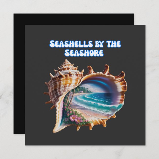 Modern Seashells  Business (Front/Back)