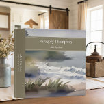 Modern Seashore Watercolor End of Life Planner 3 Ring Binder<br><div class="desc">No one likes to think about death, but planning in advance can make it much easier for those loved ones left behind. Creating an "In Case of Death" binder can ease the burden. There are many documents and information that you can include in a death binder notebook to help your...</div>