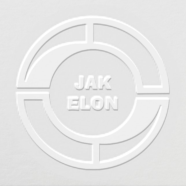 Modern Segmented Circle Embosser (Design)