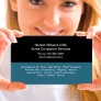 Modern Senior Home Companion CNA Business Card