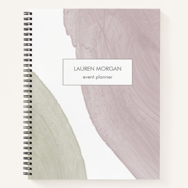 Modern Serenity | Personalized Modern Notebook (Front)