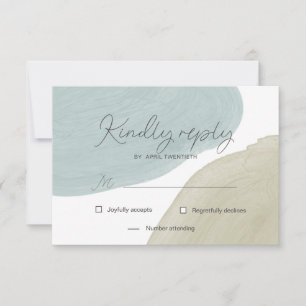 Modern Serenity RSVP Response Card