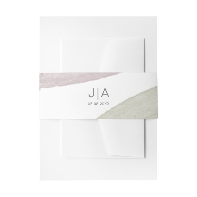 Modern Serenity | Wedding Belly Band (Front Example)