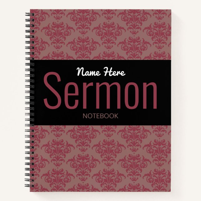 Modern Sermon Notebook (Front)