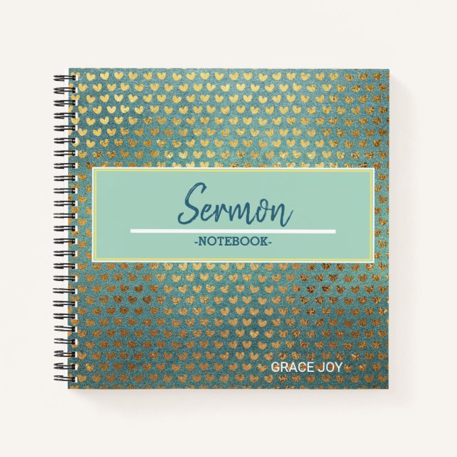 Modern Sermon Notebook (Front)
