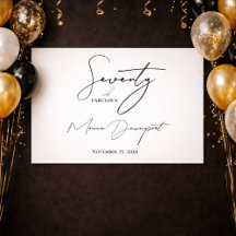 Modern Seventy and Fabulous 