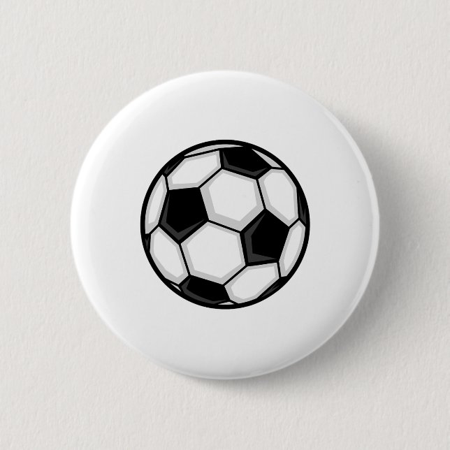 Modern Shaded Soccer Ll  Button (Front)