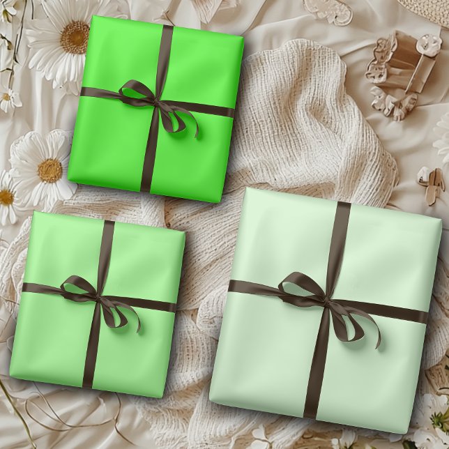 Modern Shades Neon Green Wrapping Paper Sheets (Creator Uploaded)