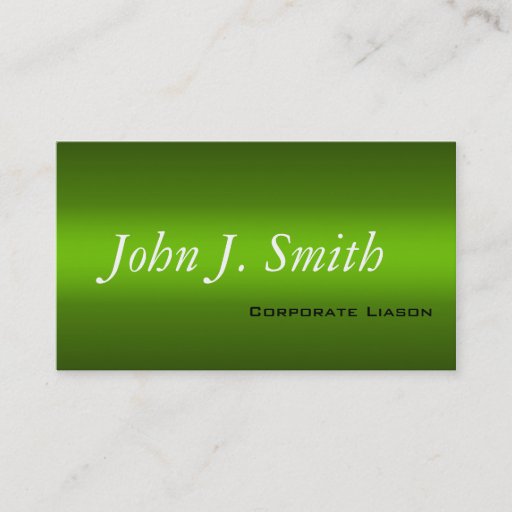 Customizable Modern Shades of Green Professional Business Cards