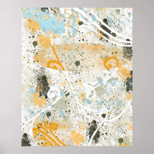 Modern Shapes and Color Poster (Front)