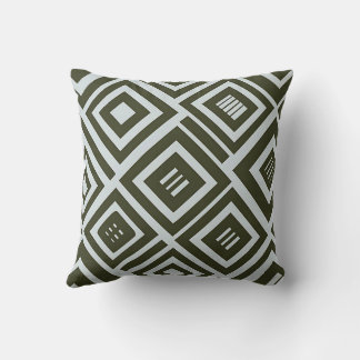 Modern Shapes: The Art of Geometric Design Throw Pillow