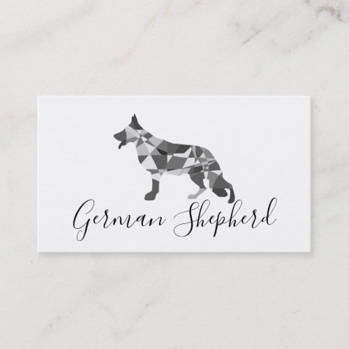 Modern Shepherd Dog Business Card