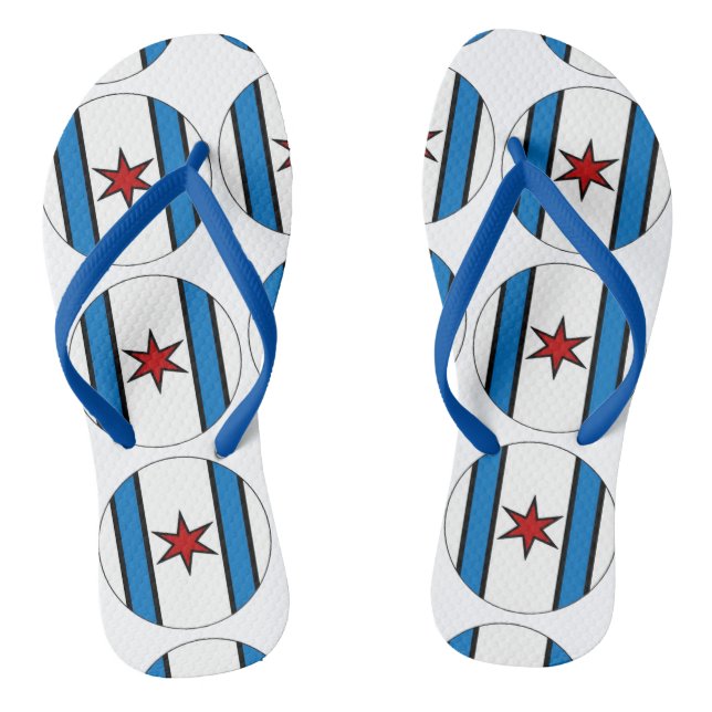 Modern Shield Flip Flops (Footbed)
