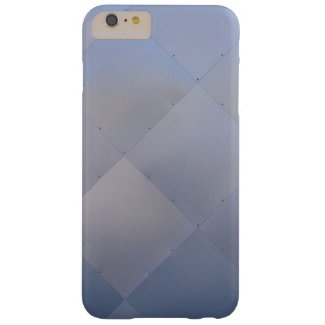 Modern Shiny Checkered Metal Blue