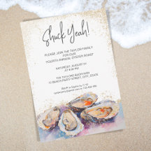 modern shuck yeah summer oyster roast party pastel