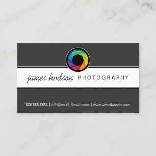 Modern Shutter Photography Business Card