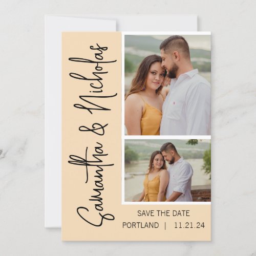 Modern Signature Save The Date 