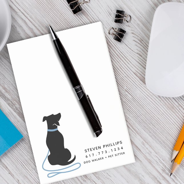 Modern Silhouette Dog Post-it Notes (Modern Silhouette Dog Post-it Notes)