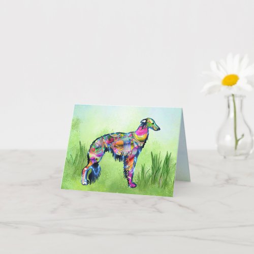 Modern Silken Windhound  Card