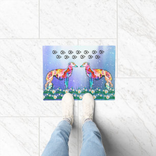 Modern Silken Windhound Doormat