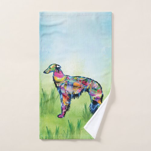 Modern Silken Windhound Hand Towel
