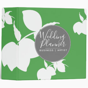 Modern Silo Limon Lemon Branch Wedding 3 Ring Binder