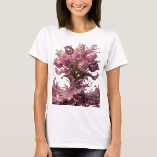 Modern Silver ABSTRACT ART Art Print T-Shirt