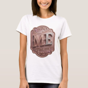Modern Silver ABSTRACT ART Design T-Shirt