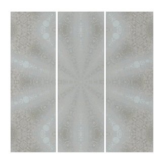 Modern Silver Blue Metallic Look Star Wall Panels
