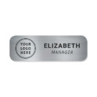 Modern Silver Business Logo