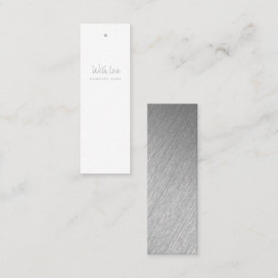 Modern Silver Foil Script Gift Tags