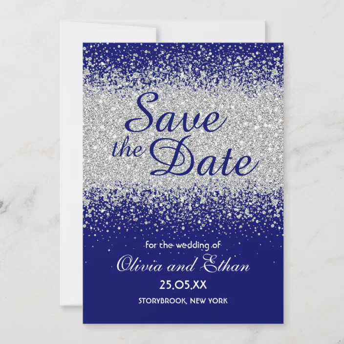 Glitter Save the Dates Silver Glitter Silver Save the Dates Calendar Save the Dates Save the Dates Wedding Invites Calendar