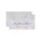 Modern silver glitter holographic hairstylist