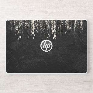 Modern silver Glitter HP Laptop Skin
