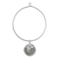 Modern Silver Monogram 25th Wedding Anniversary